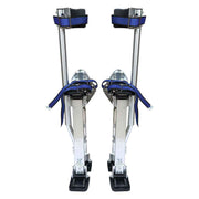 DURAFORCE 24-40Inch Aluminum Painter Taping Tool Silve Stilt Drywall Painting Stilts