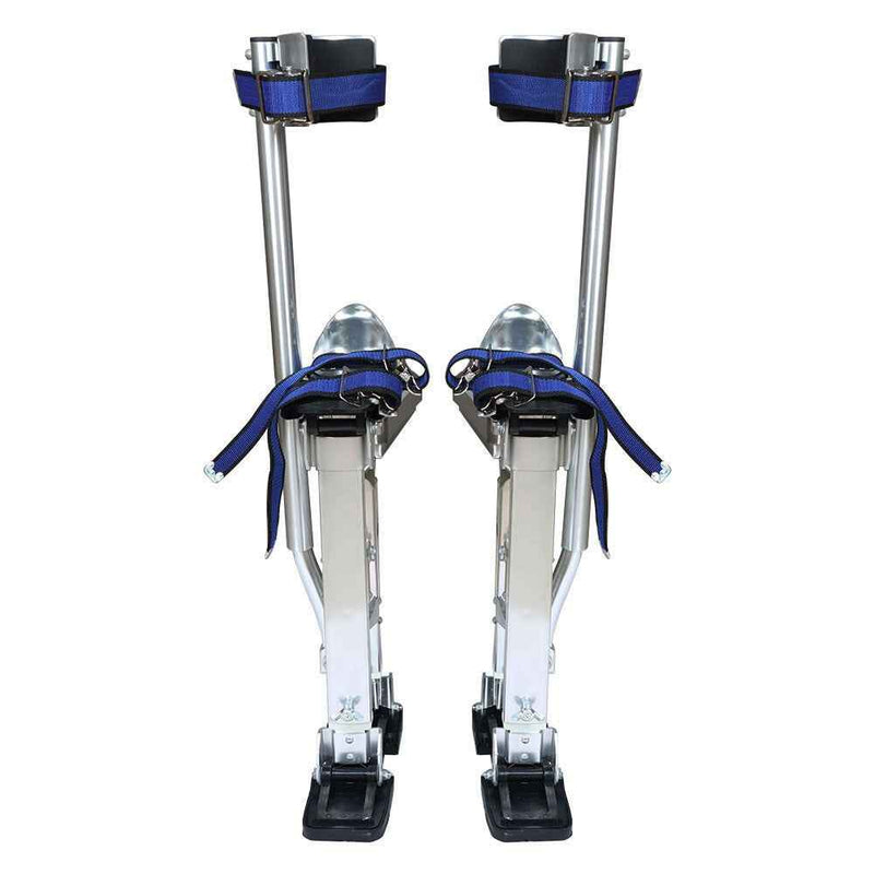 DURAFORCE 24-40Inch Aluminum Painter Taping Tool Silve Stilt Drywall Painting Stilts