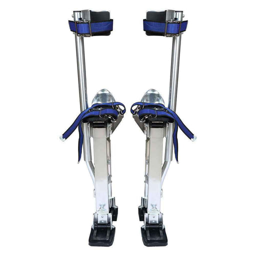 DURAFORCE 24-40Inch Aluminum Painter Taping Tool Silve Stilt Drywall Painting Stilts