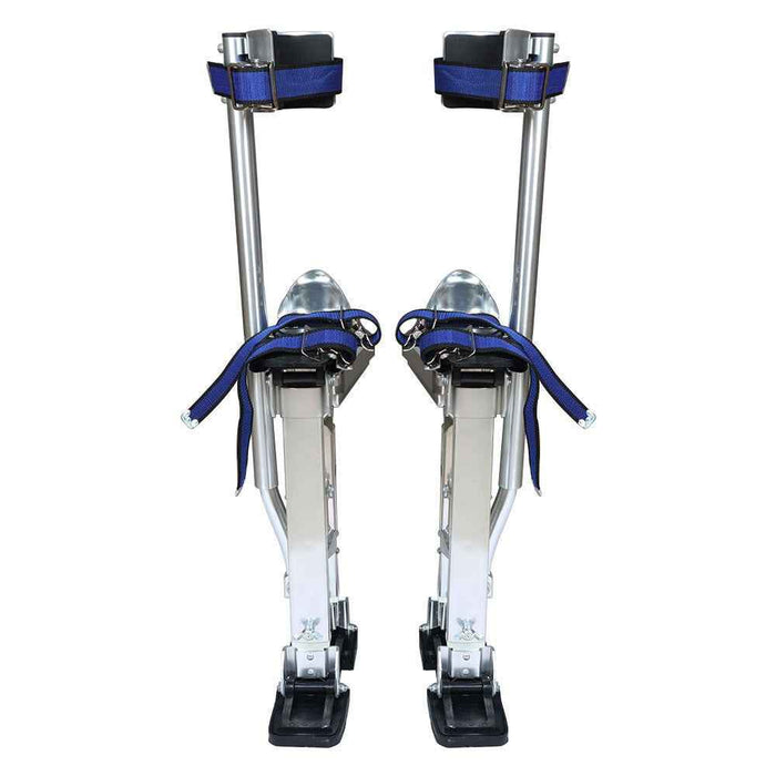 DURAFORCE 24-40Inch Aluminum Painter Taping Tool Silve Stilt Drywall Painting Stilts