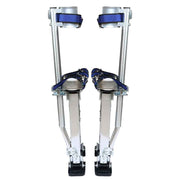 DURAFORCE 24-40Inch Aluminum Painter Taping Tool Silve Stilt Drywall Painting Stilts