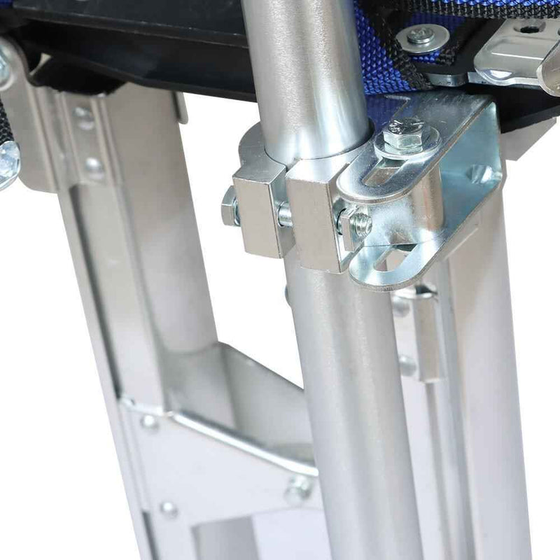 DURAFORCE 24-40Inch Aluminum Painter Taping Tool Silve Stilt Drywall Painting Stilts