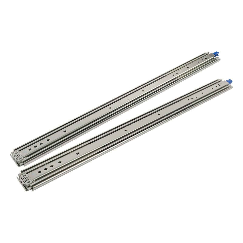 DURAFORCE 1 Pair Locking Drawer Slides 36 Inch Lock & Full Extension 500 lbs Load Capacity