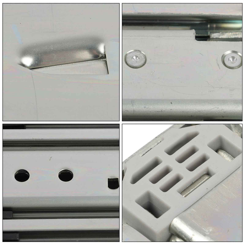 DURAFORCE 1 Pair Locking Drawer Slides 36 Inch Lock & Full Extension 500 lbs Load Capacity
