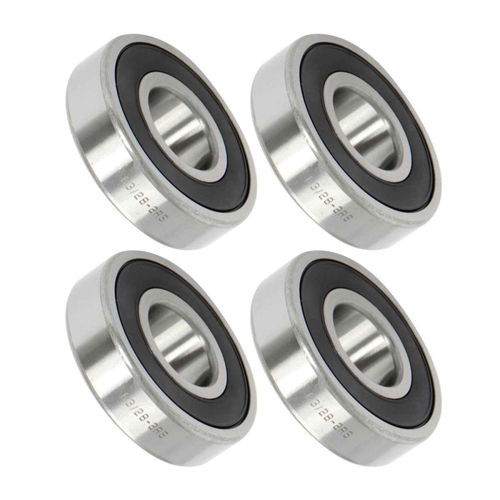 DURAFORCE 63//28-2RS 4Pcs Deep Groove Ball Bearing 28mm Inner 68mm Dia 18mm Bore Sealed