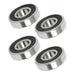 DURAFORCE 63//28-2RS 4Pcs Deep Groove Ball Bearing 28mm Inner 68mm Dia 18mm Bore Sealed