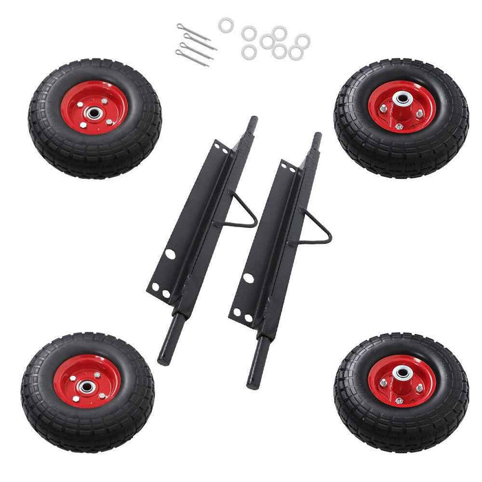 DURAFORCE Solid Never Flat Tires All Terrain Wheel Kit Fit For Honda eu3000is Generator