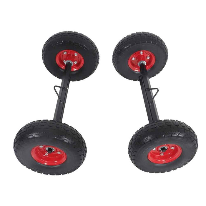 DURAFORCE Solid Never Flat Tires All Terrain Wheel Kit Fit For Honda eu3000is Generator