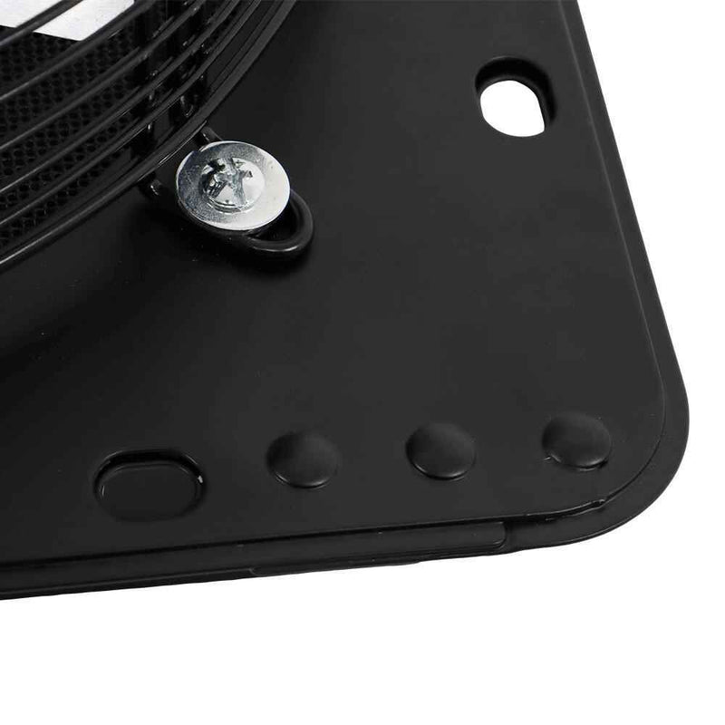 DURAFORCE 10" Exhaust Fan Ventilation Extractor Wall-Mounted Square Blower With Insect Net