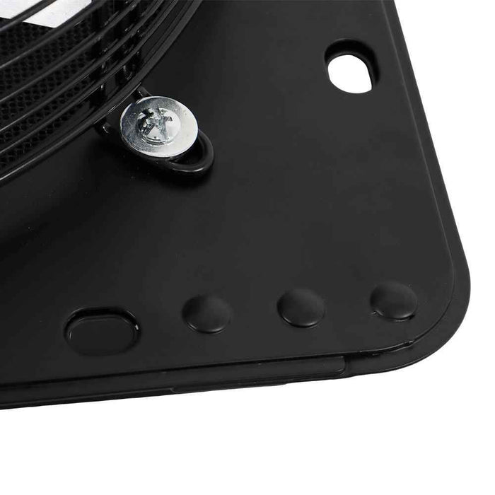 DURAFORCE 10" Exhaust Fan Ventilation Extractor Wall-Mounted Square Blower With Insect Net
