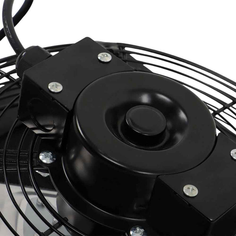 DURAFORCE 10" Exhaust Fan Ventilation Extractor Wall-Mounted Square Blower With Insect Net