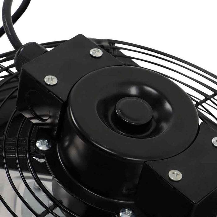 DURAFORCE 10" Exhaust Fan Ventilation Extractor Wall-Mounted Square Blower With Insect Net