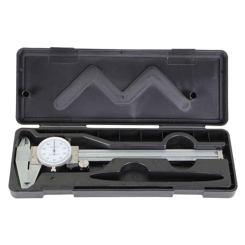 DURAFORCE 3 × SHOCKPROOF 6" STAINLESS STEEL DIAL CALIPER. 001" OF ONE INCH.