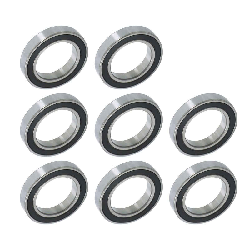 DURAFORCE 10 Pack 6907-2RS Deep Groove Ball Bearing 35 × 55 × 10 mm Double Rubber Seals