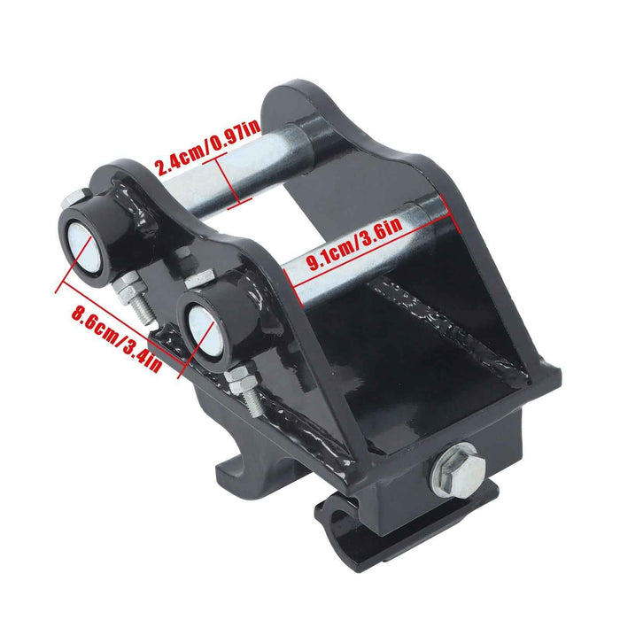 DURAFORCE Mini Excavator Quick Hitch Coupler Universal Fit for Easy Attachment Switching