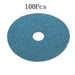 DURAFORCE 100Pcs 4.5" × 7/8" 36 Grit Zirconia Resin Fiber Disc Grinding & Sanding Discs