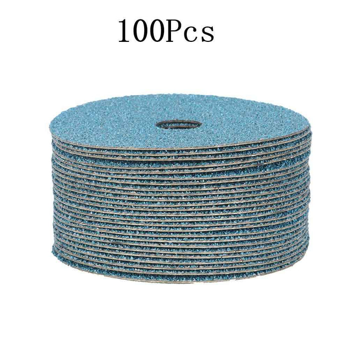 DURAFORCE 100Pcs 4.5" × 7/8" 36 Grit Zirconia Resin Fiber Disc Grinding & Sanding Discs
