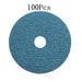 DURAFORCE 100Pcs 4.5" × 7/8" 36 Grit Zirconia Resin Fiber Disc Grinding & Sanding Discs