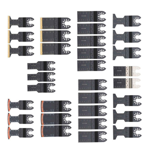 DURAFORCE 37Pack Universal Quick Release Oscillating Tool Blade Wood & Plastic Saw Blades