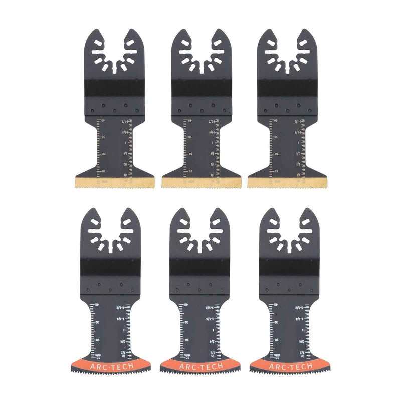 DURAFORCE 37Pack Universal Quick Release Oscillating Tool Blade Wood & Plastic Saw Blades