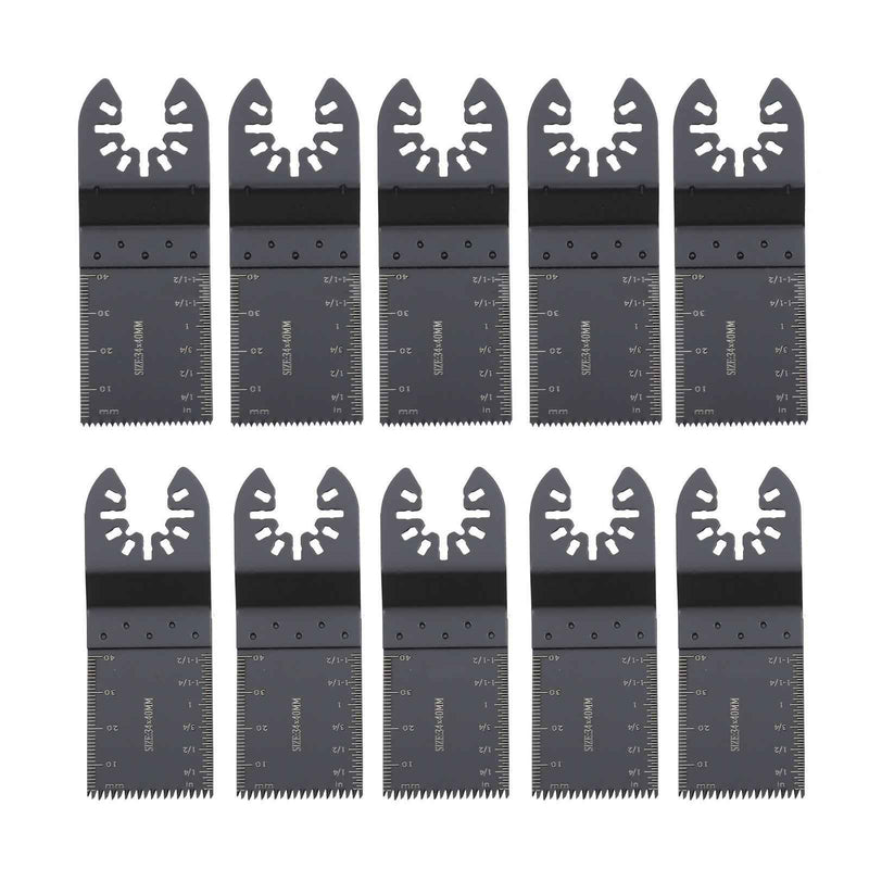 DURAFORCE 37Pack Universal Quick Release Oscillating Tool Blade Wood & Plastic Saw Blades