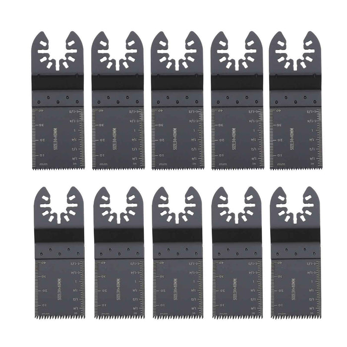 DURAFORCE 37Pack Universal Quick Release Oscillating Tool Blade Wood & Plastic Saw Blades