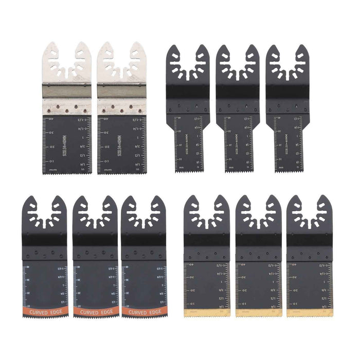 DURAFORCE 37Pack Universal Quick Release Oscillating Tool Blade Wood & Plastic Saw Blades