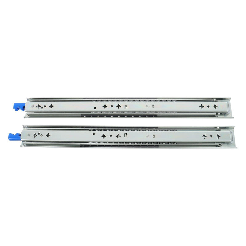 DURAFORCE 1 Pair Locking Drawer Slides 20 Inch Lock & Full Extension 500 lbs Load Capacity