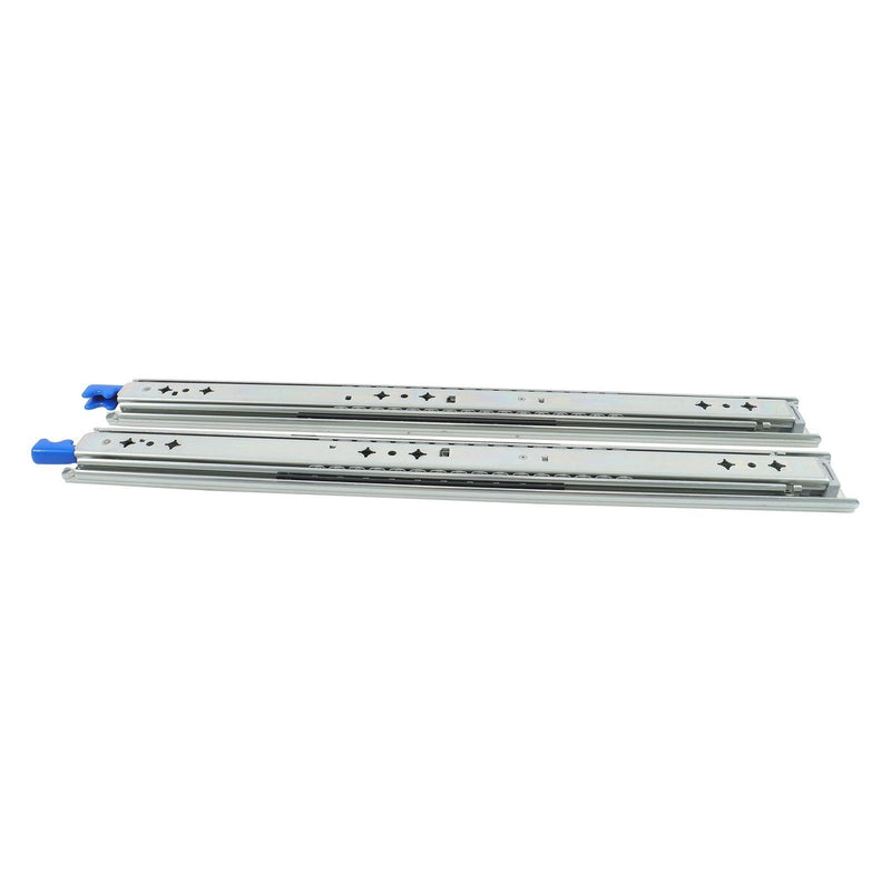 DURAFORCE 1 Pair Locking Drawer Slides 20 Inch Lock & Full Extension 500 lbs Load Capacity