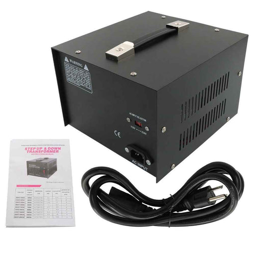 DURAFORCE Voltage Converter Transformer 3000W Step Up/Down 110V To 220V/220V To 110V