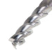 DURAFORCE 1/2" 3 Flute Long Length 2" LOC Carbide End Mill 4" Overall Length