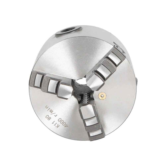 DURAFORCE 3In K11-80 80mm Lathe Chuck 3 Jaw Self-Centering Milling Machine CNC Chuck