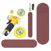 DURAFORCE Random Orbital Air Sander Mini Pneumatic Sander 1 "2" 3 " for Auto Body Work