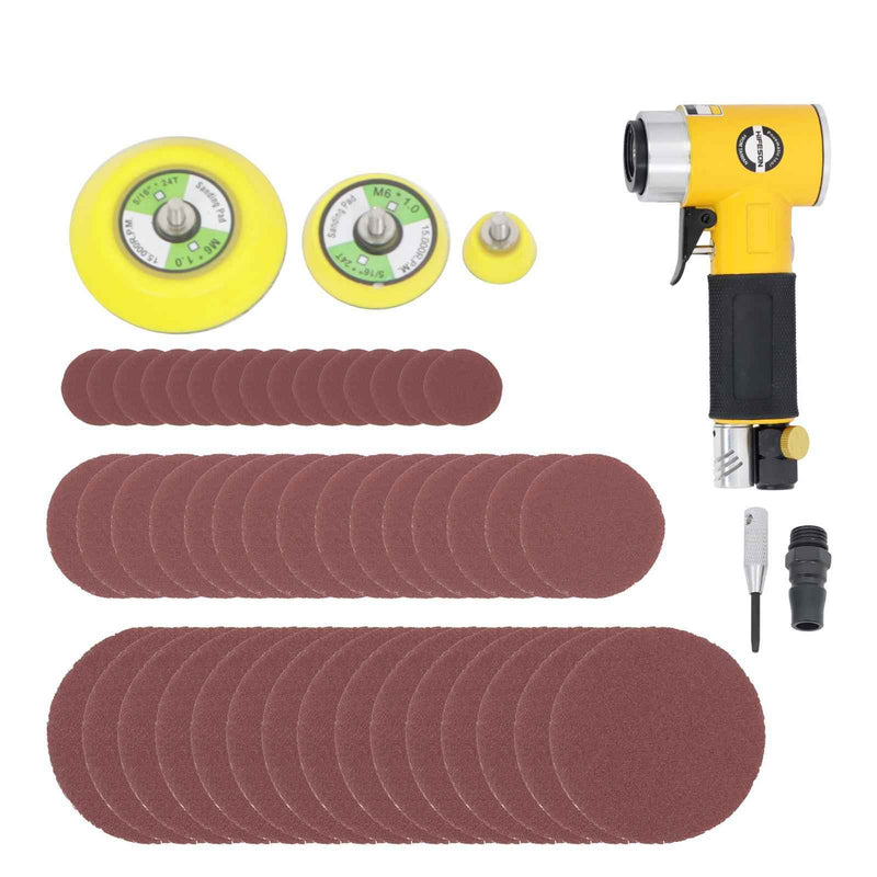 DURAFORCE Random Orbital Air Sander Mini Pneumatic Sander 1 "2" 3 " for Auto Body Work