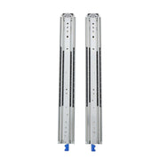DURAFORCE 1 Pair Locking Drawer Slides 24 Inch Lock & Full Extension 500 lbs Load Capacity