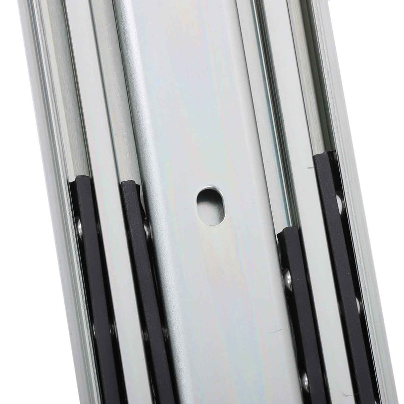 DURAFORCE 1 Pair Locking Drawer Slides 24 Inch Lock & Full Extension 500 lbs Load Capacity