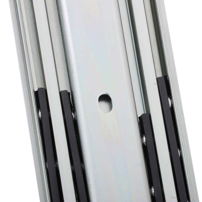 DURAFORCE 1 Pair Locking Drawer Slides 24 Inch Lock & Full Extension 500 lbs Load Capacity