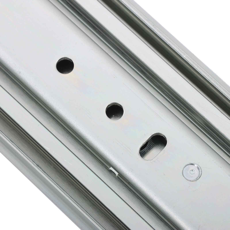 DURAFORCE 1 Pair Locking Drawer Slides 24 Inch Lock & Full Extension 500 lbs Load Capacity