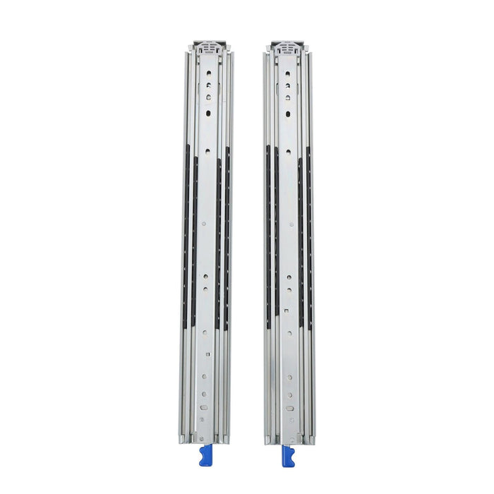 DURAFORCE 1 Pair Locking Drawer Slides 24 Inch Lock & Full Extension 500 lbs Load Capacity