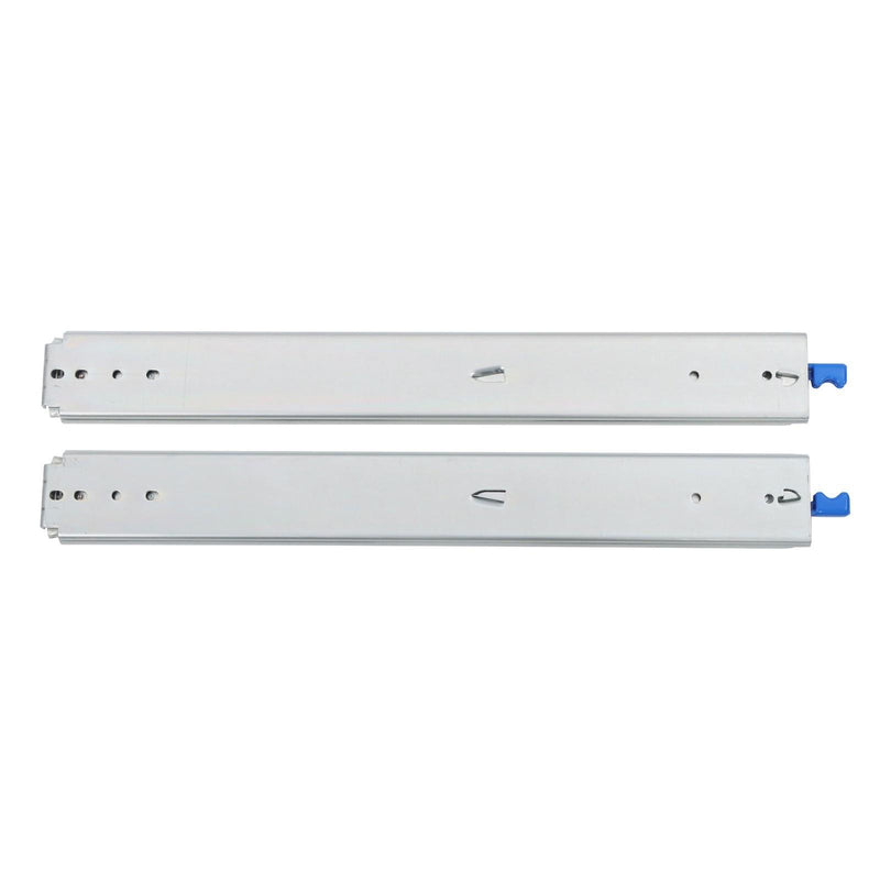 DURAFORCE 1 Pair Locking Drawer Slides 24 Inch Lock & Full Extension 500 lbs Load Capacity