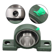 DURAFORCE New 2Pack UCP211-32 Pillow Block Bearing 2" Bore Self-Aligning Solid Base