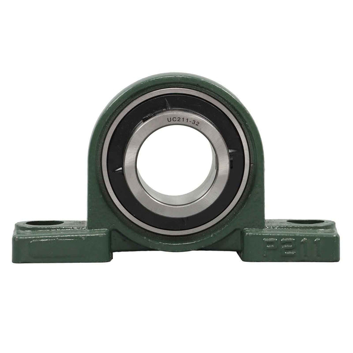 DURAFORCE New 2Pack UCP211-32 Pillow Block Bearing 2" Bore Self-Aligning Solid Base