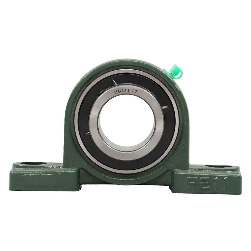 DURAFORCE New 2Pack UCP211-32 Pillow Block Bearing 2" Bore Self-Aligning Solid Base