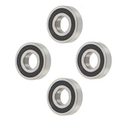 DURAFORCE 4 Piece 63/32-2RS Sealed 32 × 75 × 20 mm Pre-Lubricated Deep Groove Ball Bearing