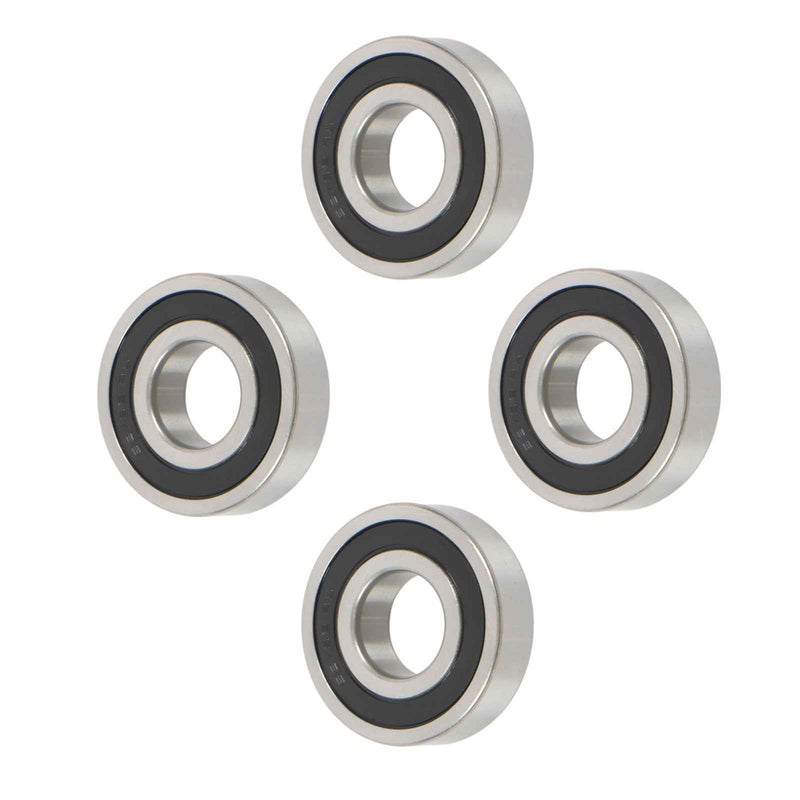 DURAFORCE 4 Piece 63/32-2RS Sealed 32 × 75 × 20 mm Pre-Lubricated Deep Groove Ball Bearing