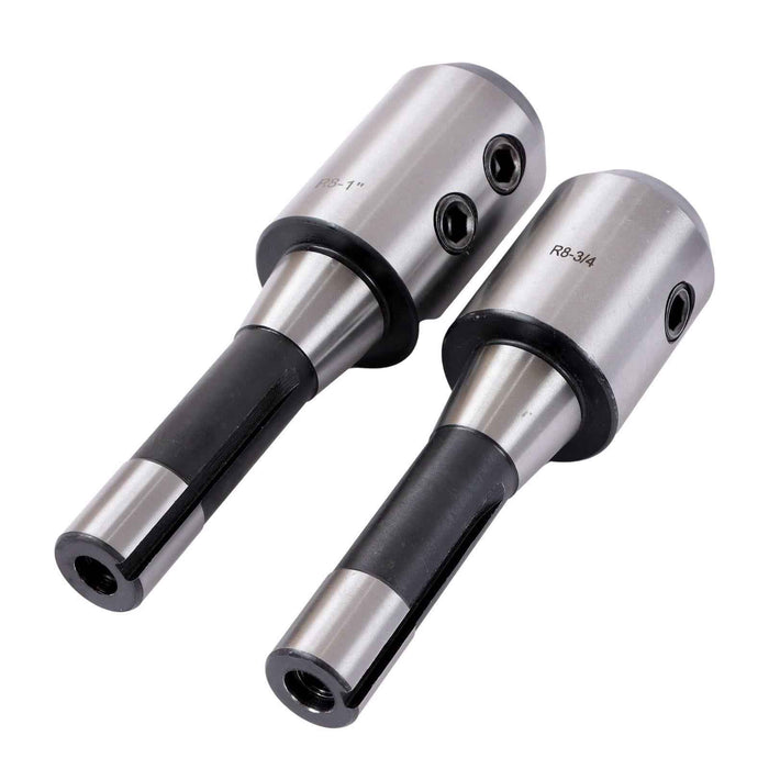 DURAFORCE New 5Pack R8 END MILL HOLDER 1/4" 3/8" 1/2" 3/4" & 1" ADAPTER FOR BRIDGEPORT