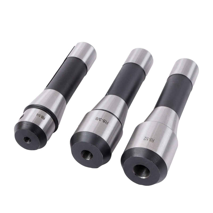 DURAFORCE New 5Pack R8 END MILL HOLDER 1/4" 3/8" 1/2" 3/4" & 1" ADAPTER FOR BRIDGEPORT