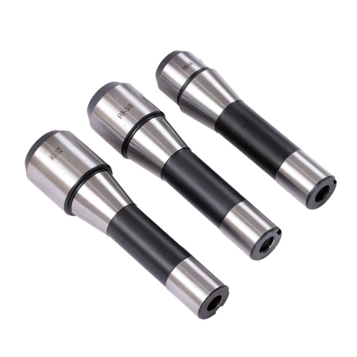 DURAFORCE New 5Pack R8 END MILL HOLDER 1/4" 3/8" 1/2" 3/4" & 1" ADAPTER FOR BRIDGEPORT