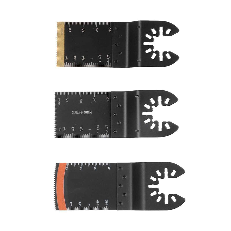 DURAFORCE Quick Release Professional Wood Metal Oscillating Multitool Saw Blades 105 Pack