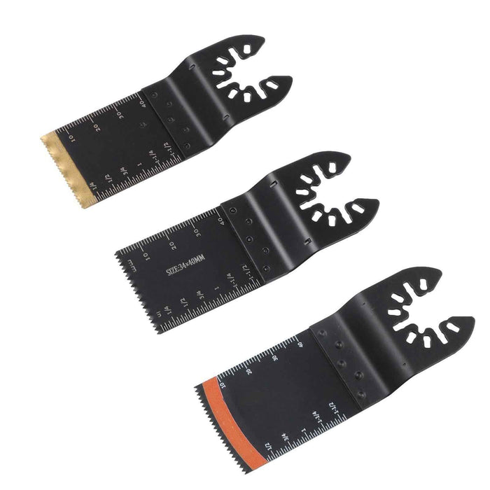 DURAFORCE Quick Release Professional Wood Metal Oscillating Multitool Saw Blades 105 Pack